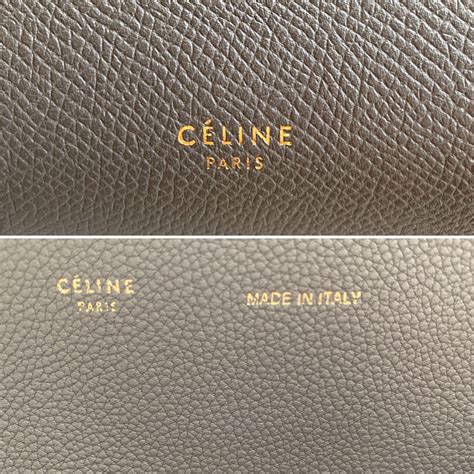 authentic celine clothing tag|celine bag serial number.